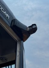 Retrovisor electrónico en bus foráneo